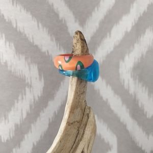 *2/$15 Pair of acrylic party rings